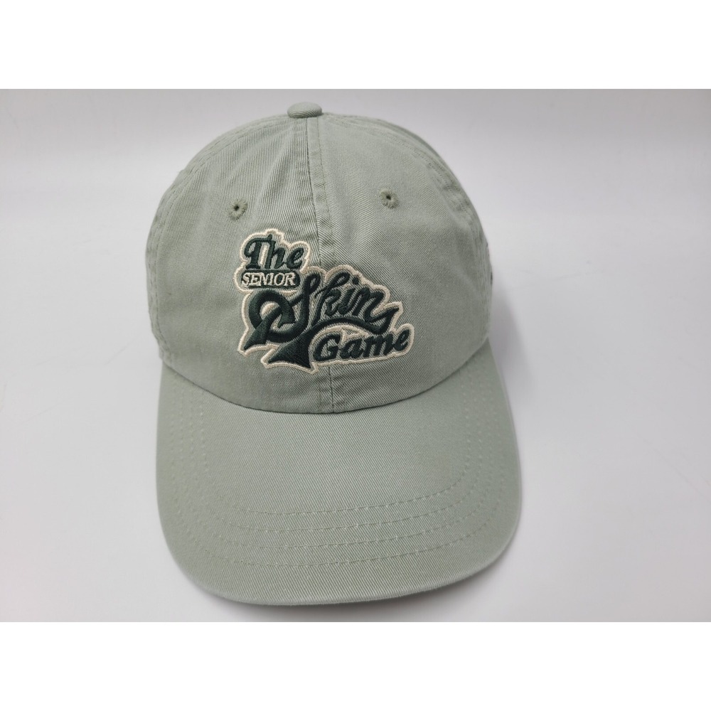 Vintage The Senior Skins Game Imperial Strapback Adjustable Golf Hat Cap‎ Green
